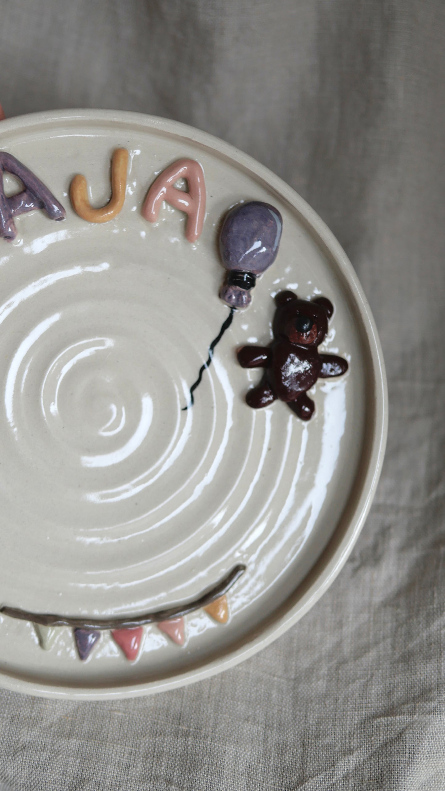 Birthday plate (custom)