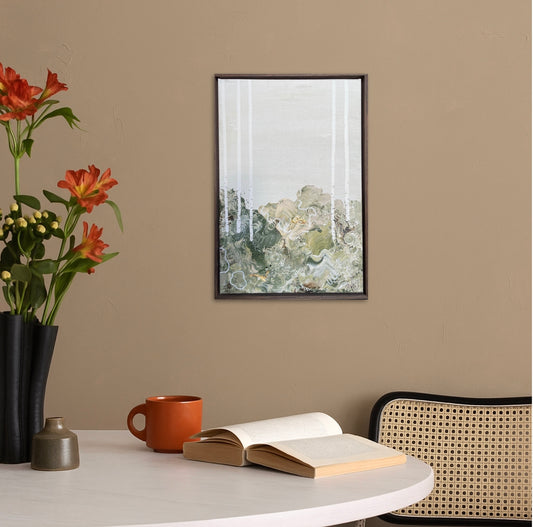 Klöver - with a walnut frame