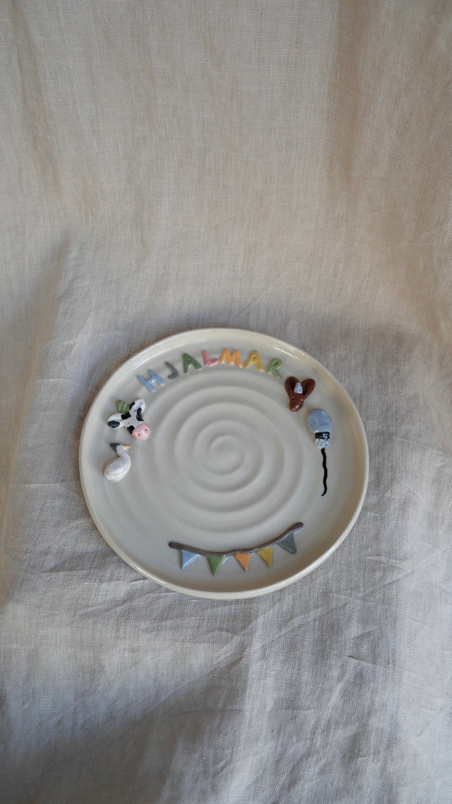 Birthday plate (custom)