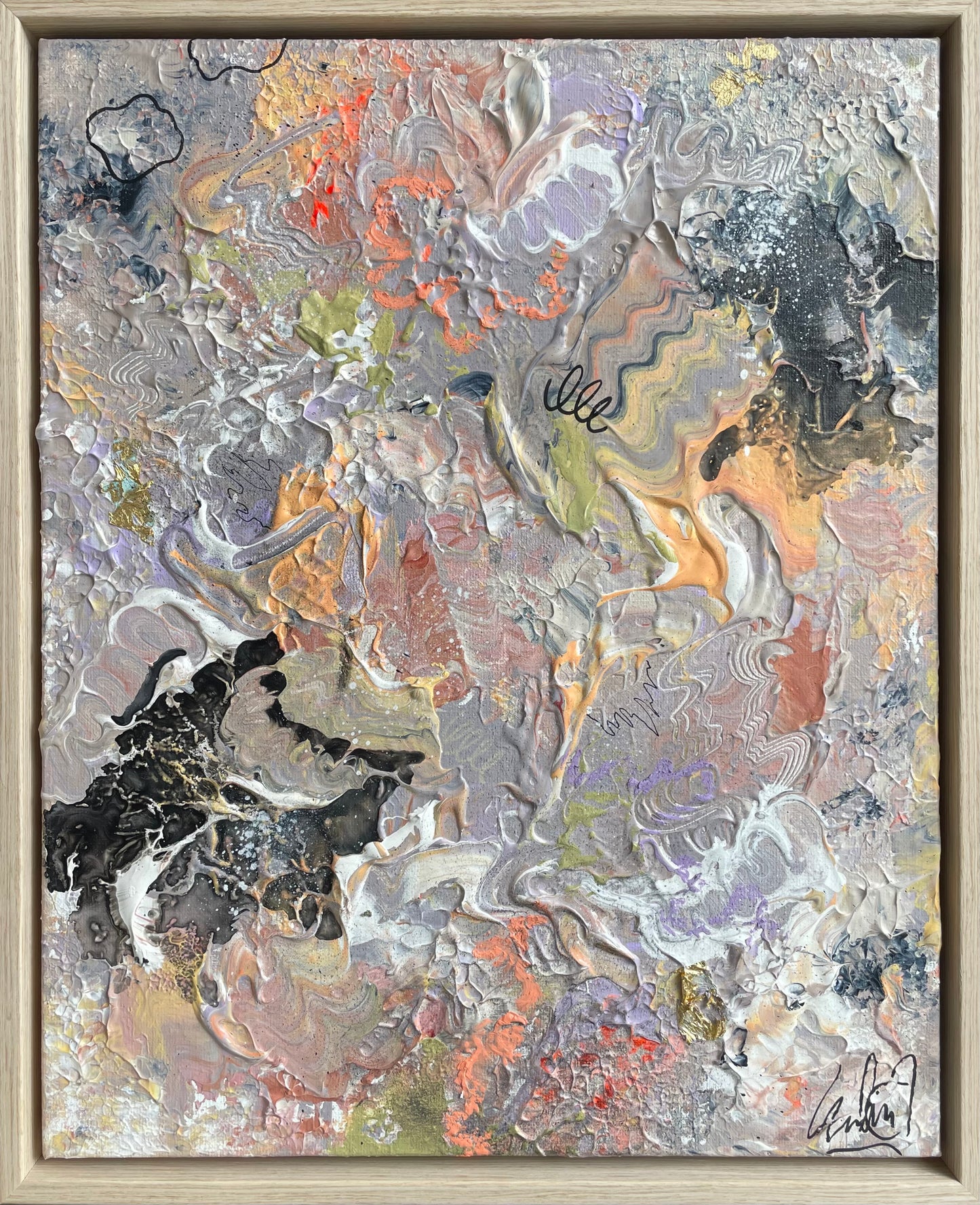 Puder - with an oak frame