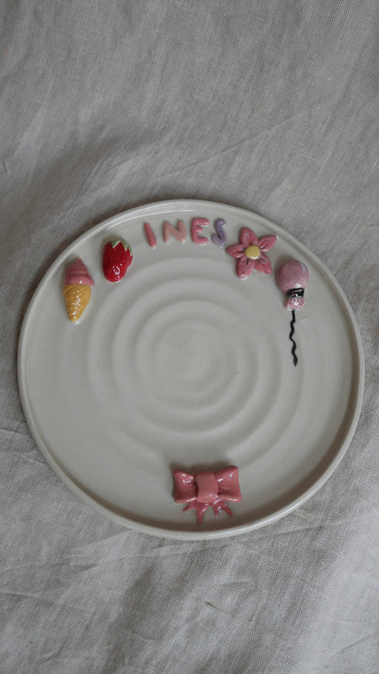 Birthday plate (custom)