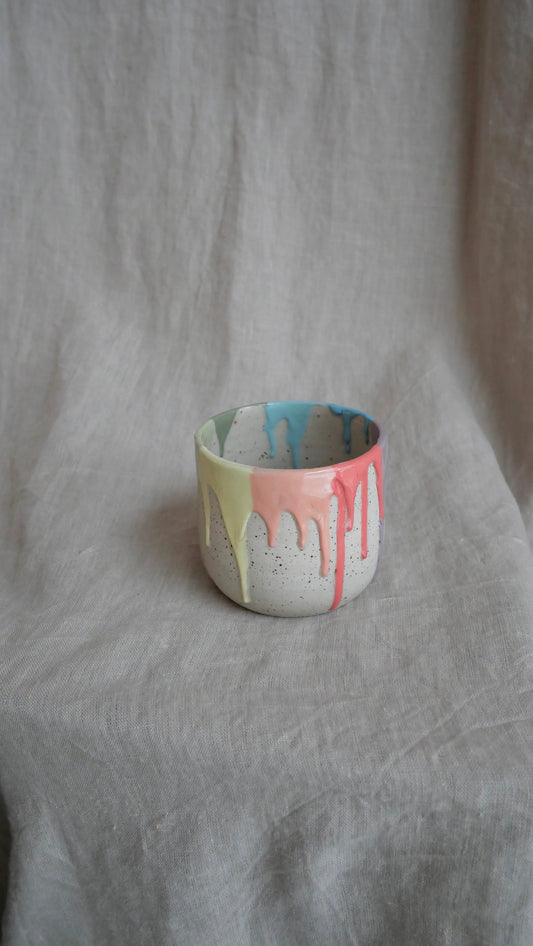 Rainbow Drip Cup
