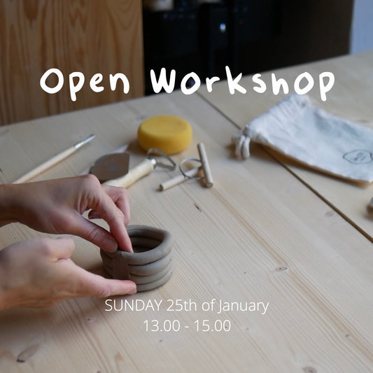 Open Workshop - Sunday 25th of January 13-15
