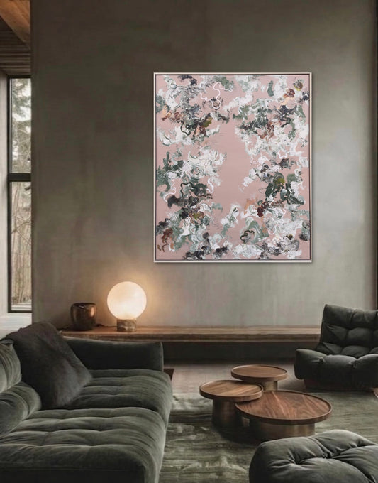 Blush - with an oak fram