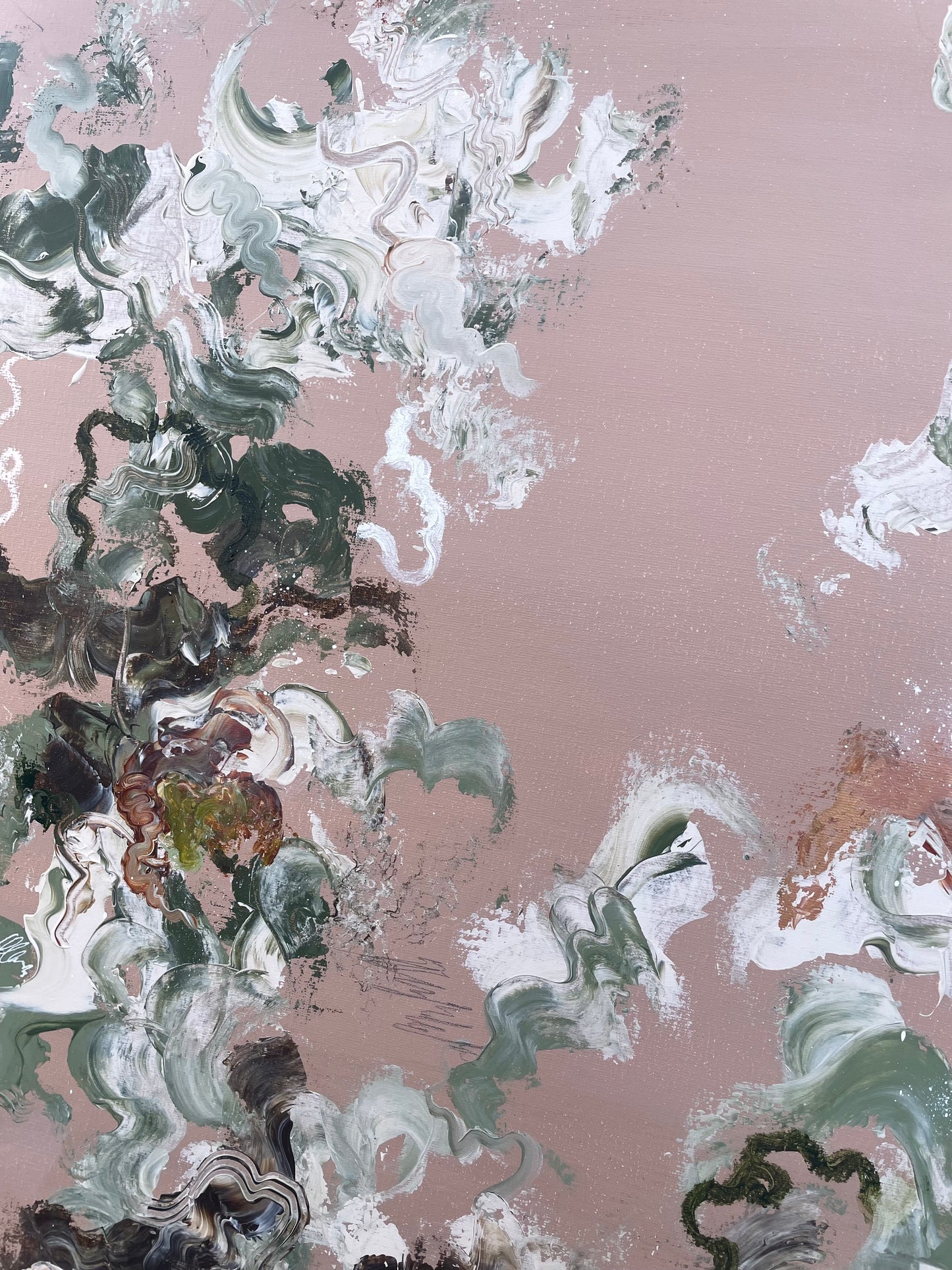 Blush - with an oak fram