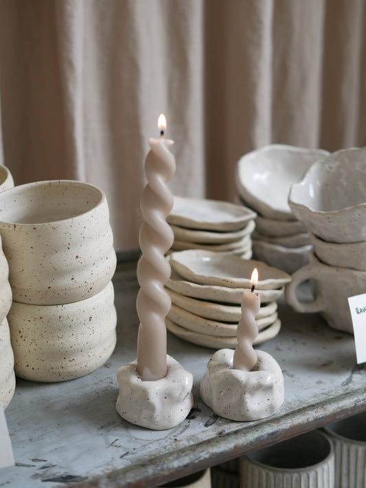 Cloud candle holder