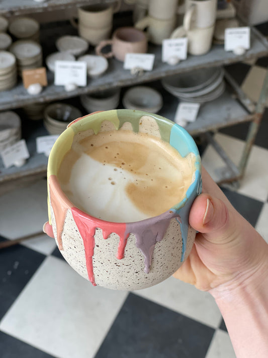 Rainbow Drip Cup