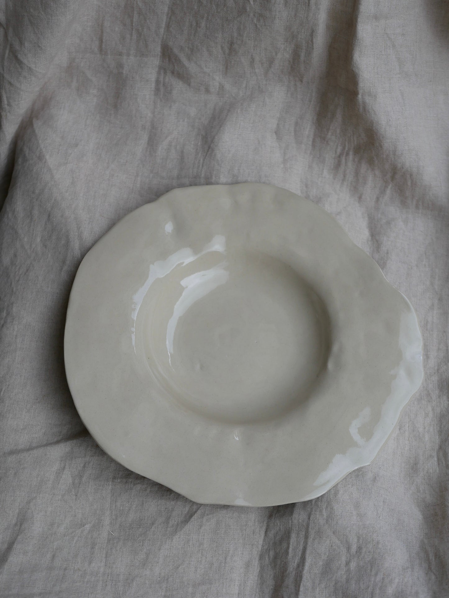 Blob Plate Beige