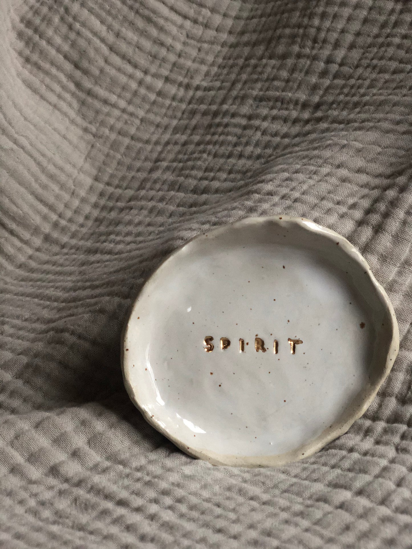 Jewelry plate - Spirit gold