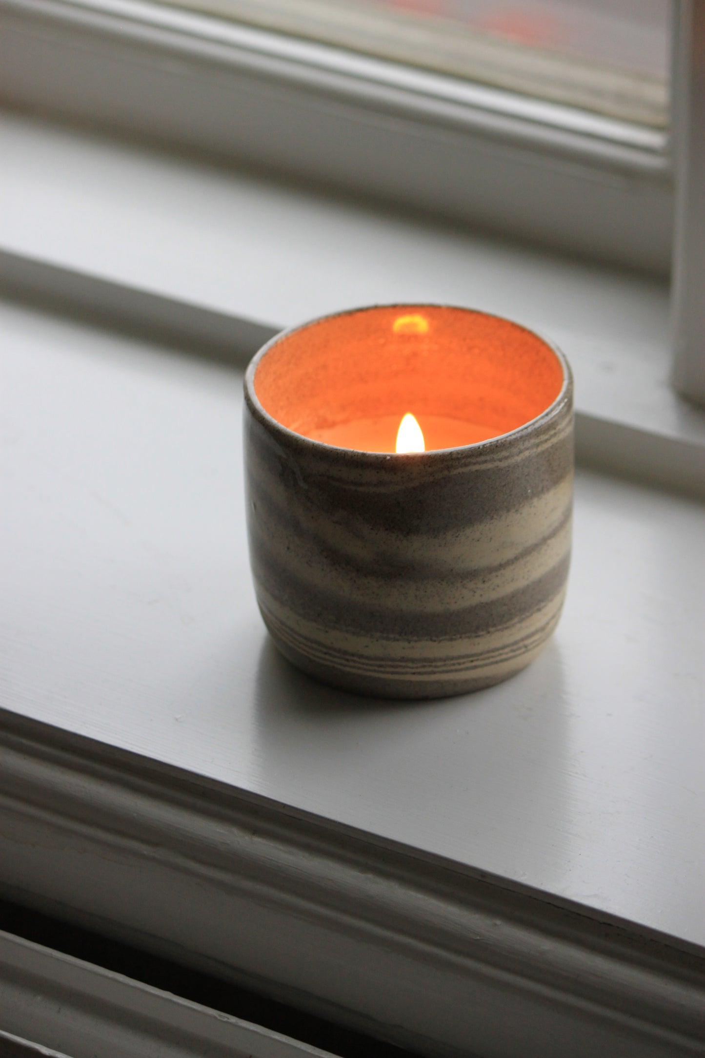 Ljus keramik candle