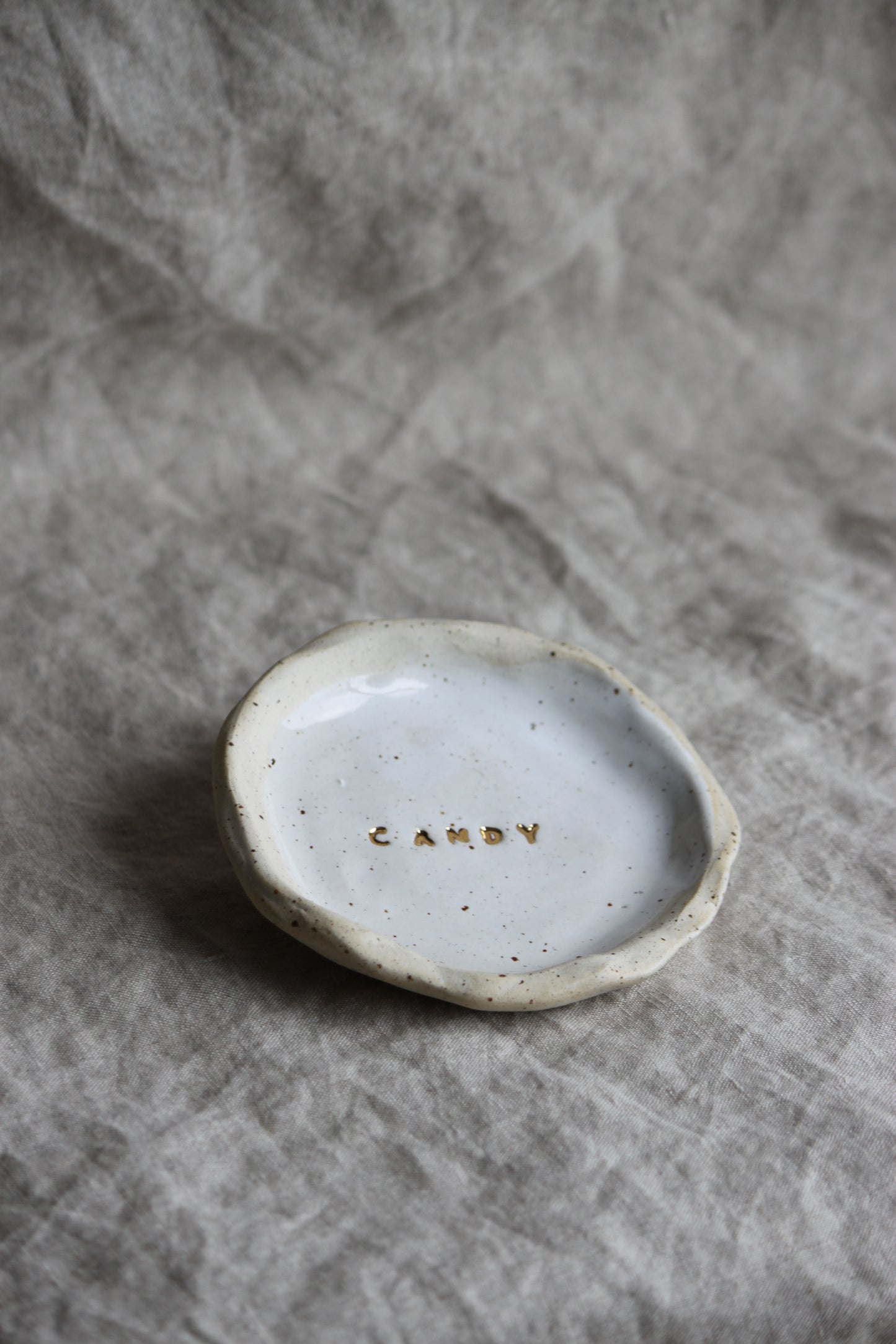 Jewelry plate - Candy gold