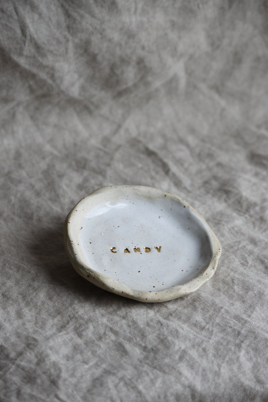 Jewelry plate - Candy gold