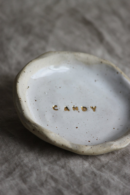 Jewelry plate - Candy gold