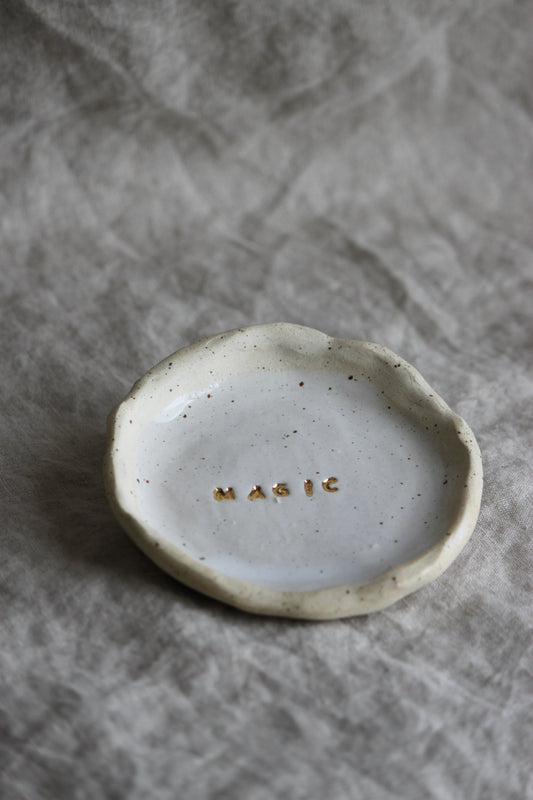 Jewelry plate - Magic gold