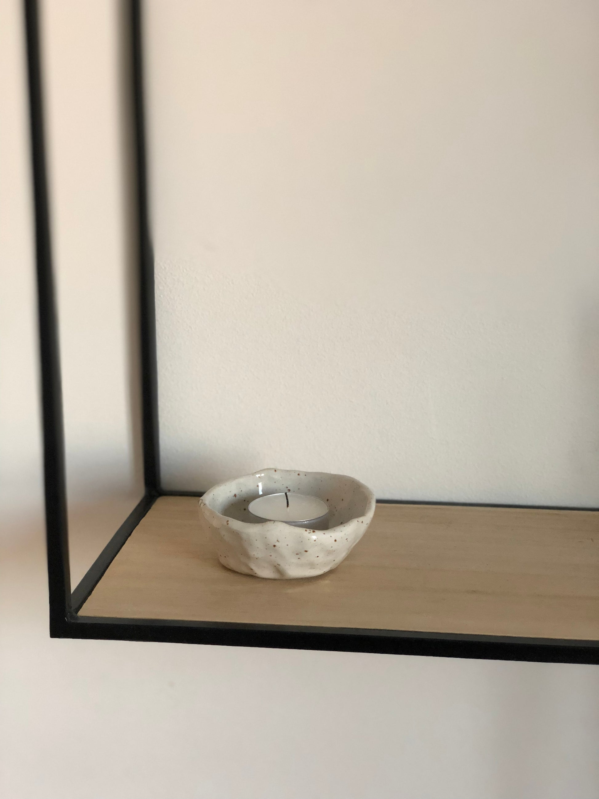 Ljus keramik candle