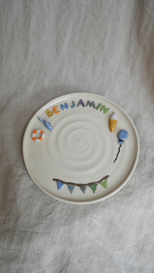 Birthday plate (custom)