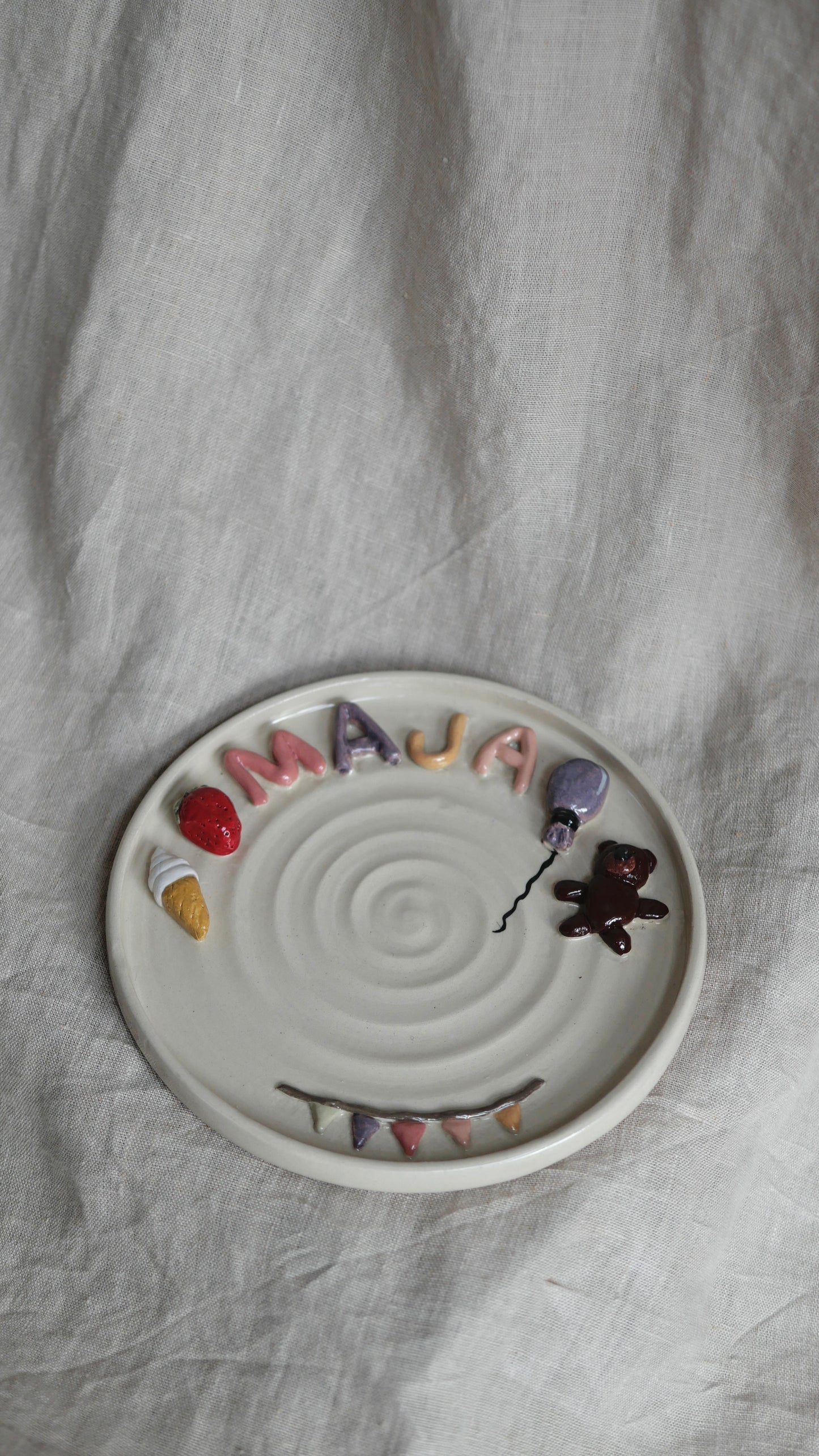 Birthday plate (custom)