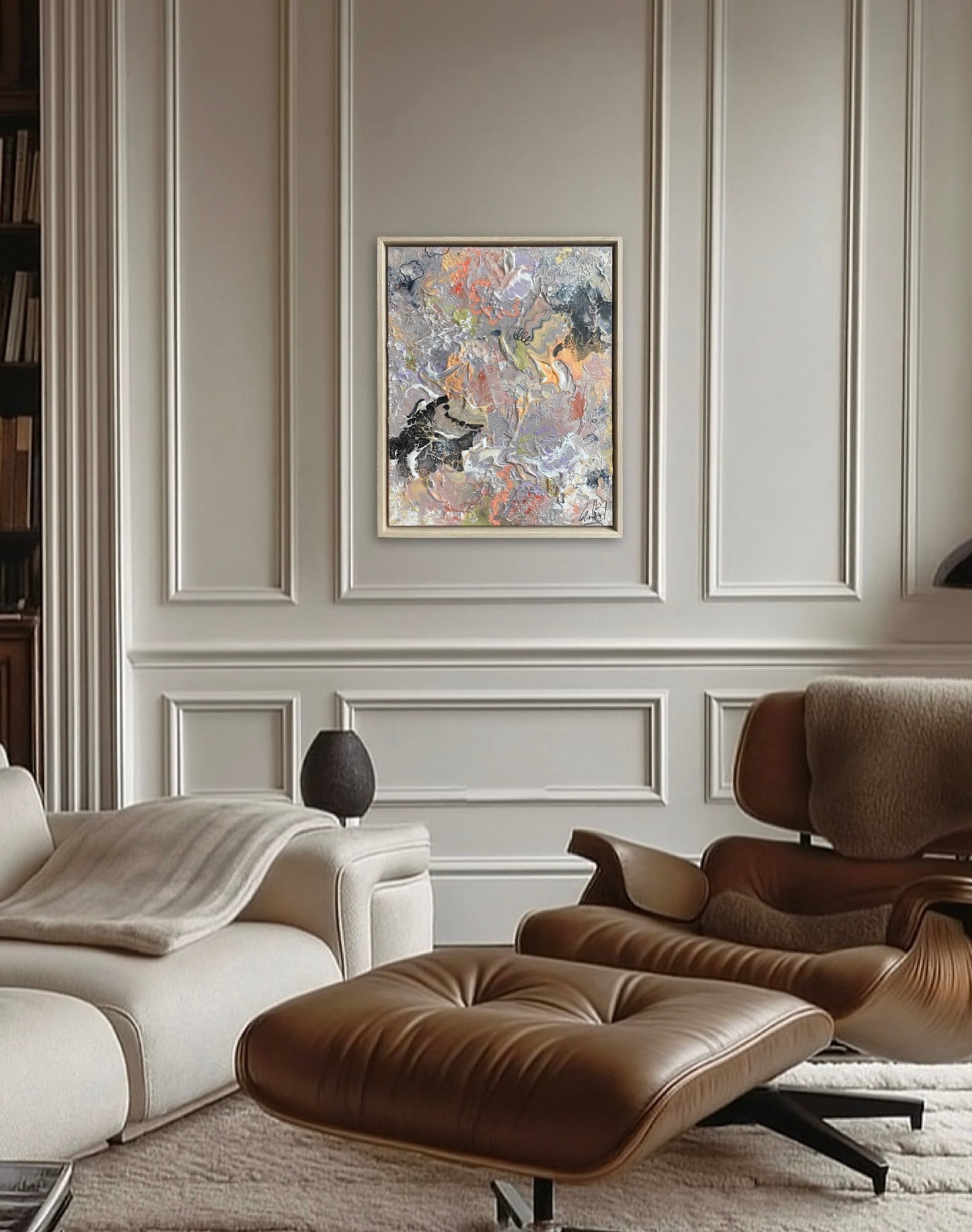 Puder - with an oak frame