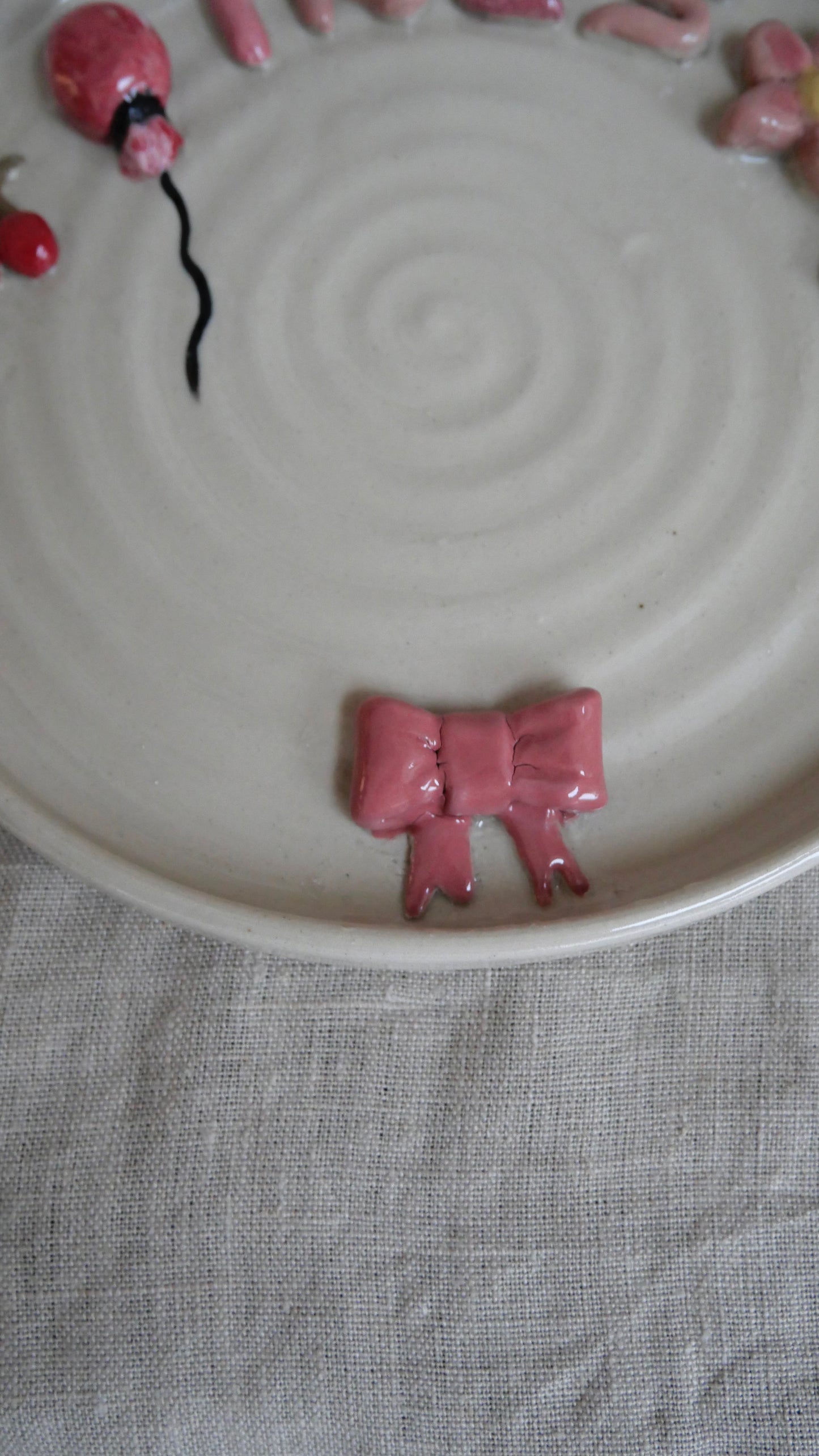 Birthday plate (custom)