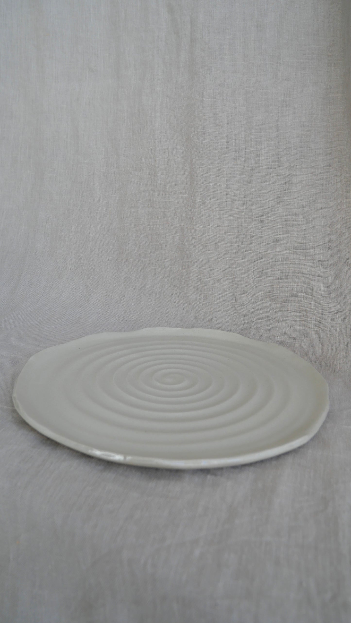 Seashell dinner plate