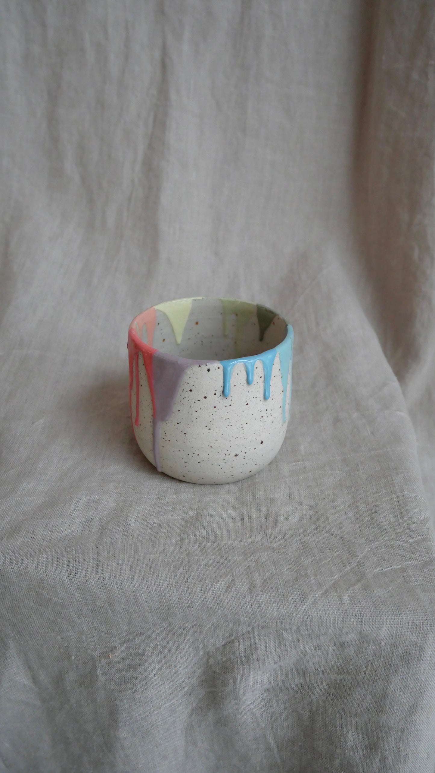 Rainbow Drip Cup