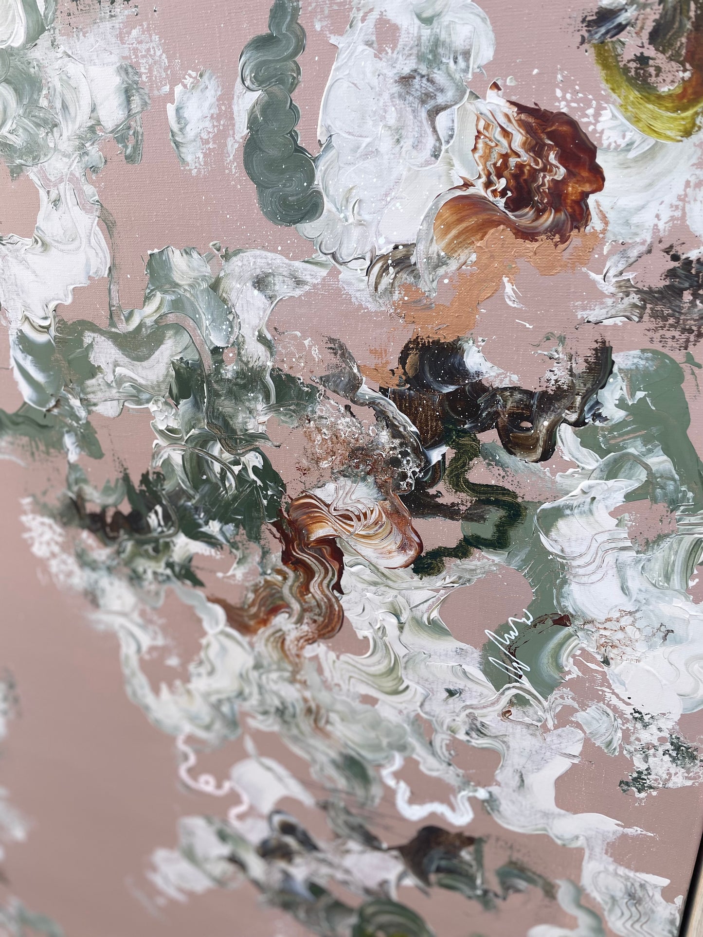 Blush - with an oak fram