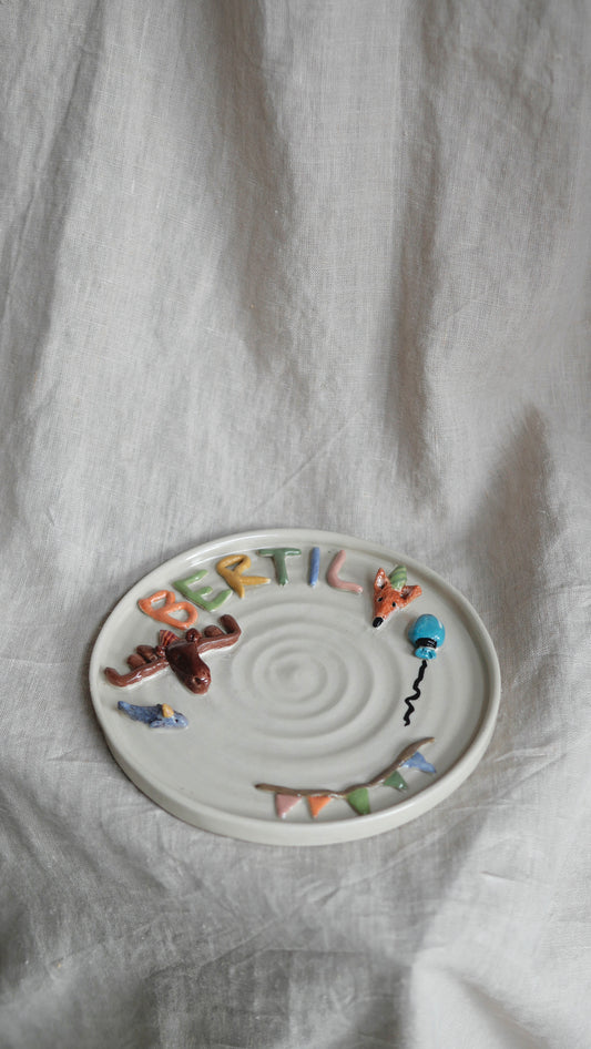 Birthday plate (custom)