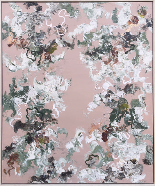 Blush - with an oak fram