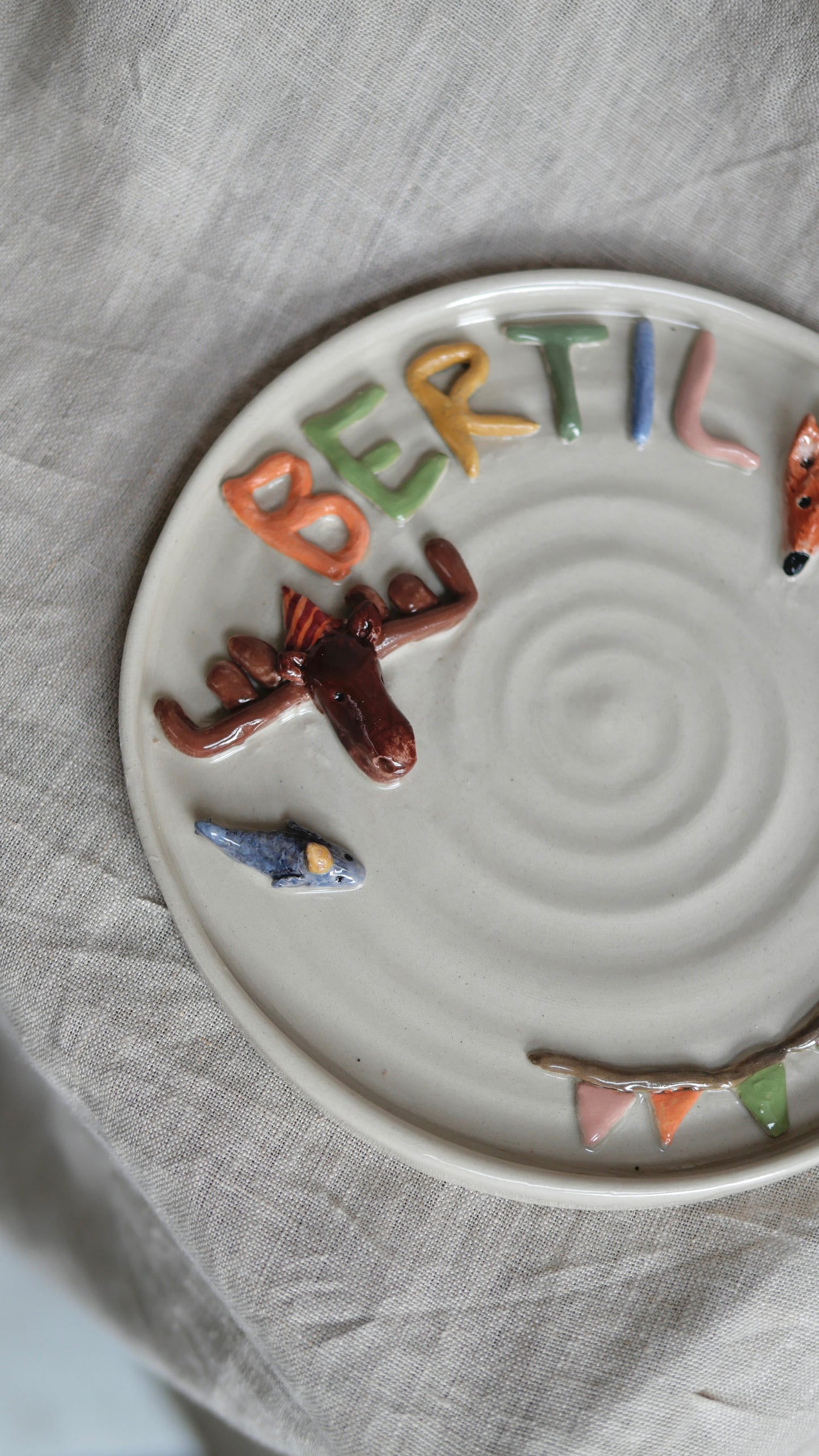 Birthday plate (custom)