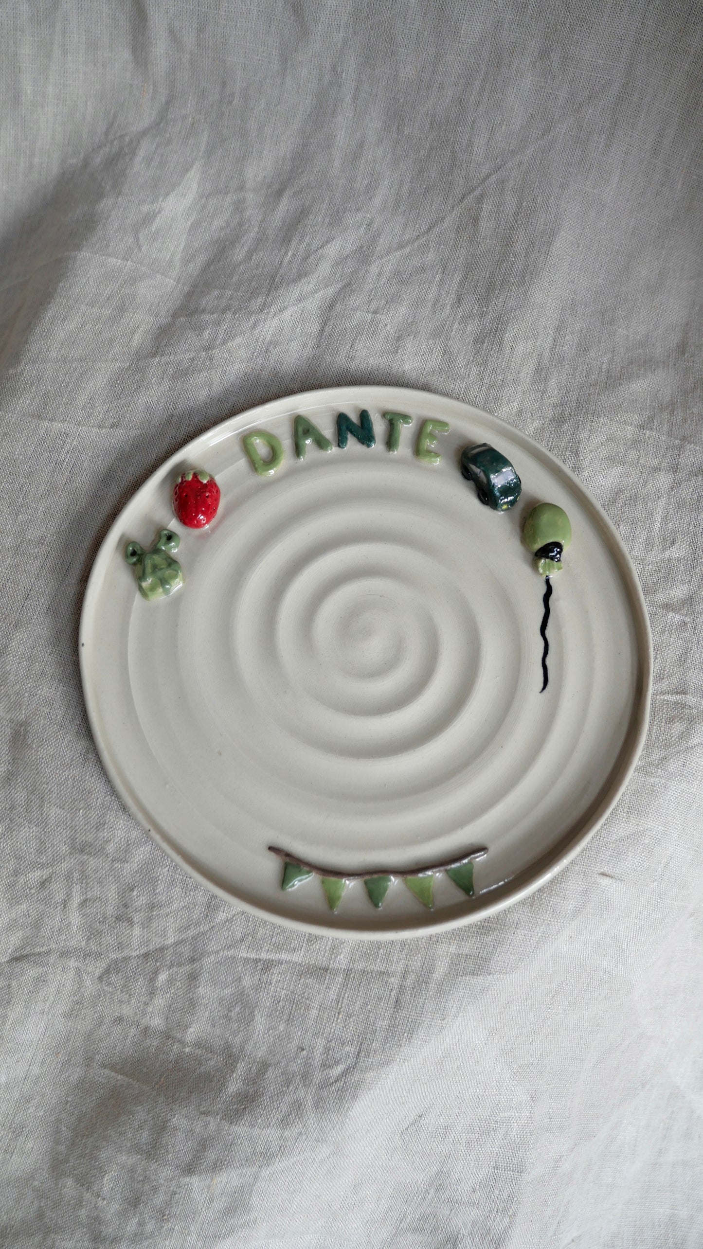 Birthday plate (custom)