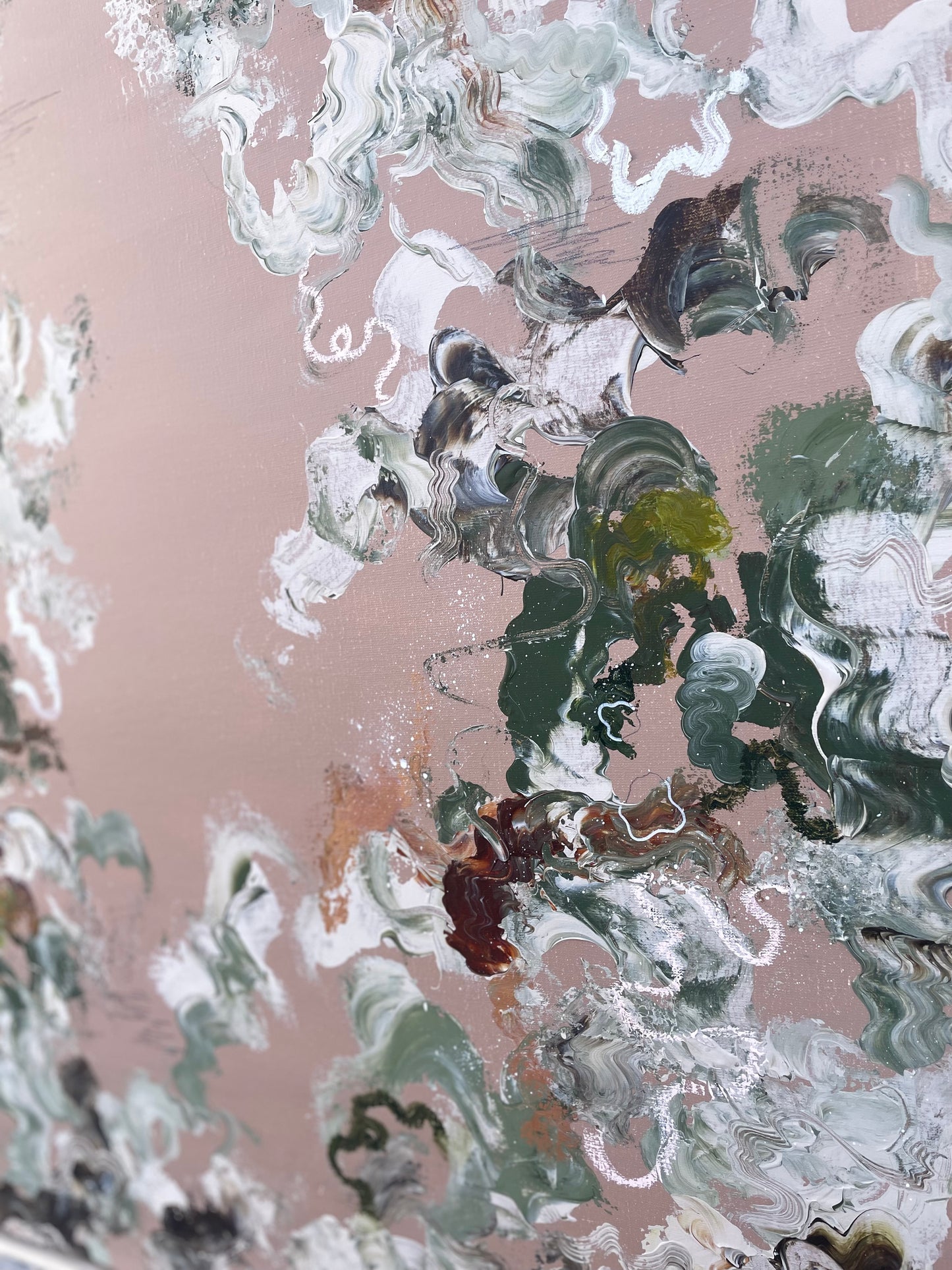 Blush - with an oak fram