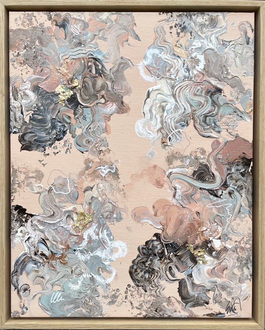 Strå - with an oak frame