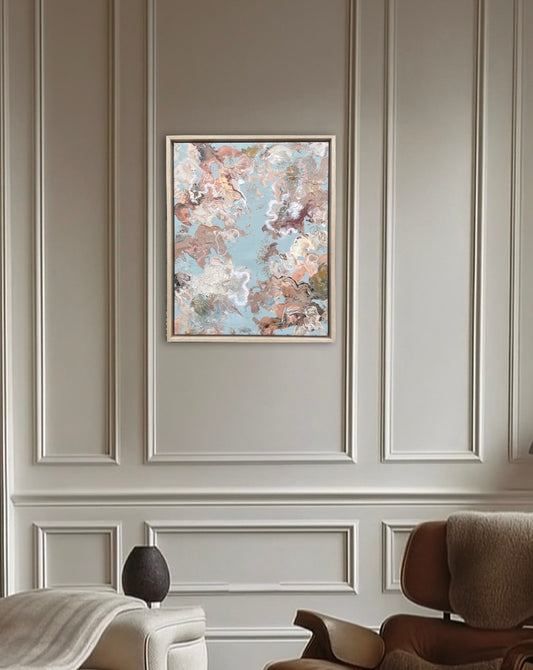 Eter - with an oak frame