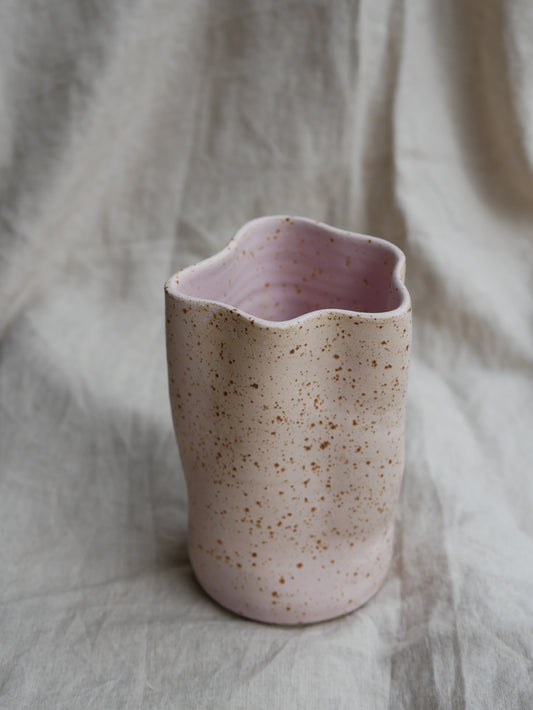 Happy Little Accidents Vase pink matte