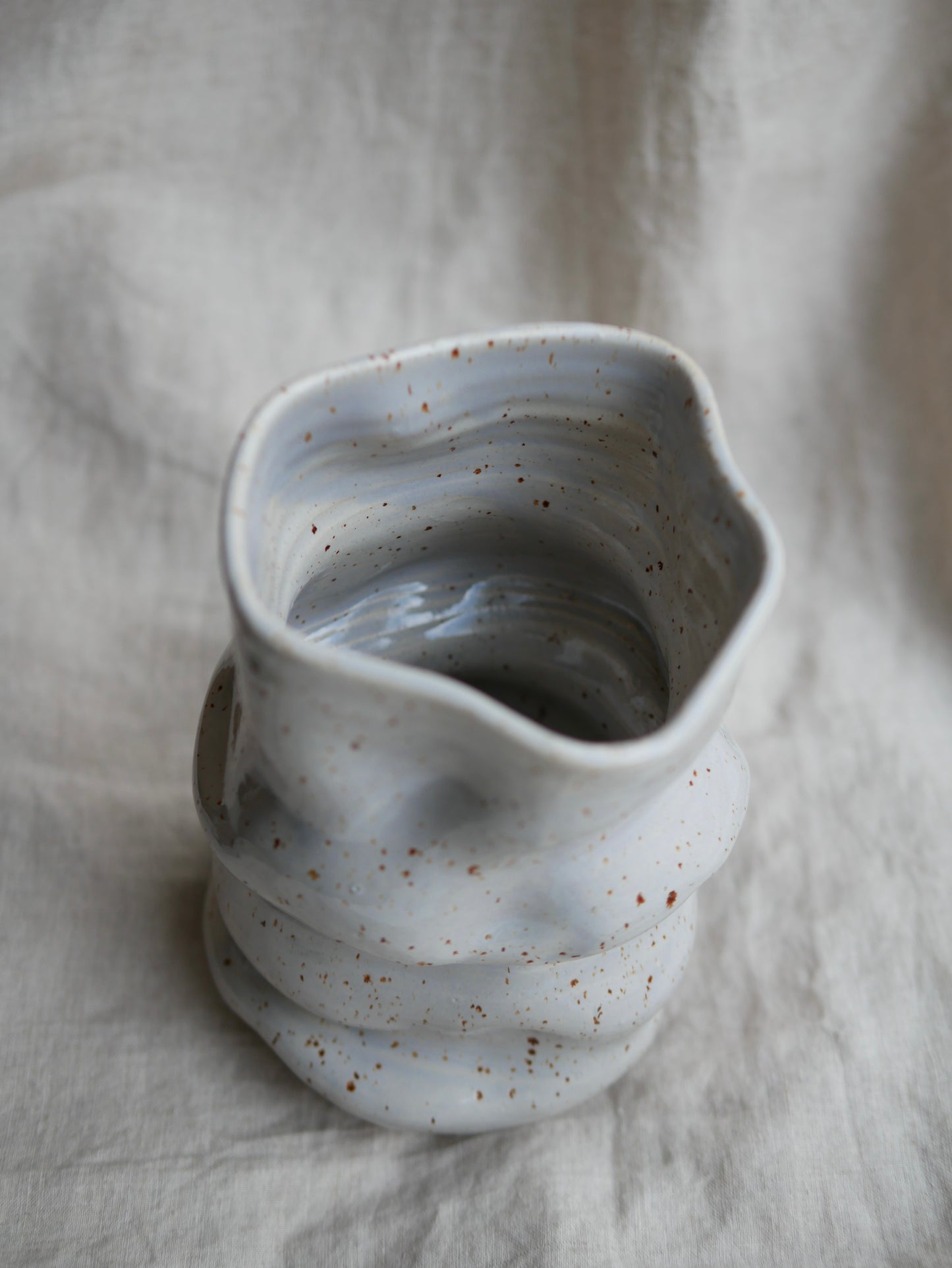 Collapse Vase gray
