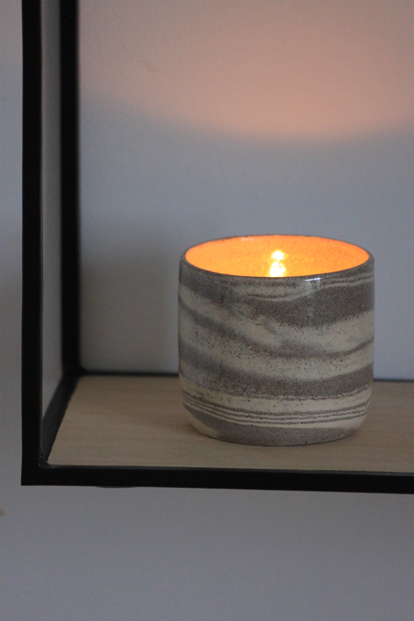 Ljus keramik candle
