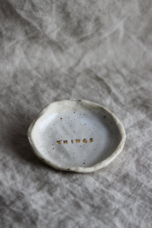 Jewelry plate - Things gold