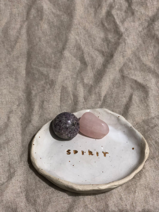 Jewelry plate - Spirit gold
